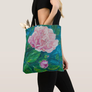 "Blossoms of Love" Rose Tote Bag