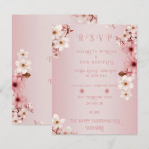 Blossoms of Love" Wedding Invitation Collection