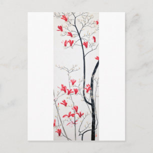 Blossoms of Magnolia Tree, Kobayashi Kokei Postcard