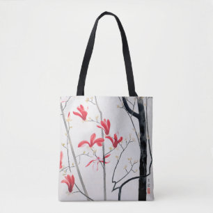 Blossoms of Magnolia Tree, Kobayashi Kokei Tote Bag