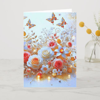 Blossoms of Radiance Thank You Card