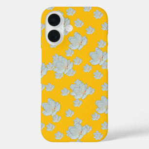 Blossoms On Sunny Yellow iPhone 16 Case