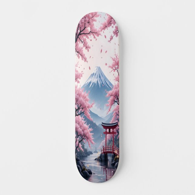 Blossoms & Peaks Edition 3 Skateboard (Front)