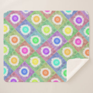 Blossoms Sherpa Blanket