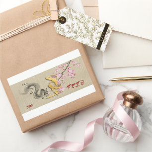 Blossoms Vietnamese New Year of the Dragon RcS Rectangular Sticker