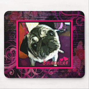 Blossum Pug Mousepad