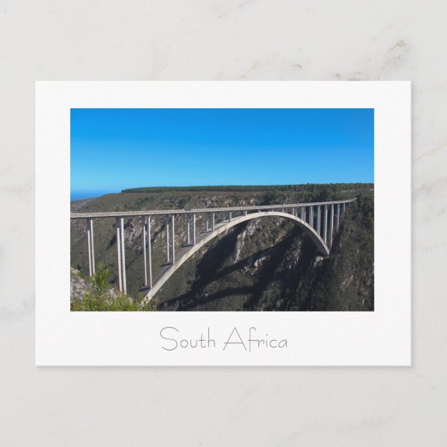 Bloukrans Bridge Tsitsikamma South Africa Postcard (Front)