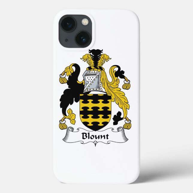 Blount Family Crest Case-Mate iPhone Case (Back)