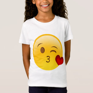 Blow a kiss emoji sticker T-Shirt