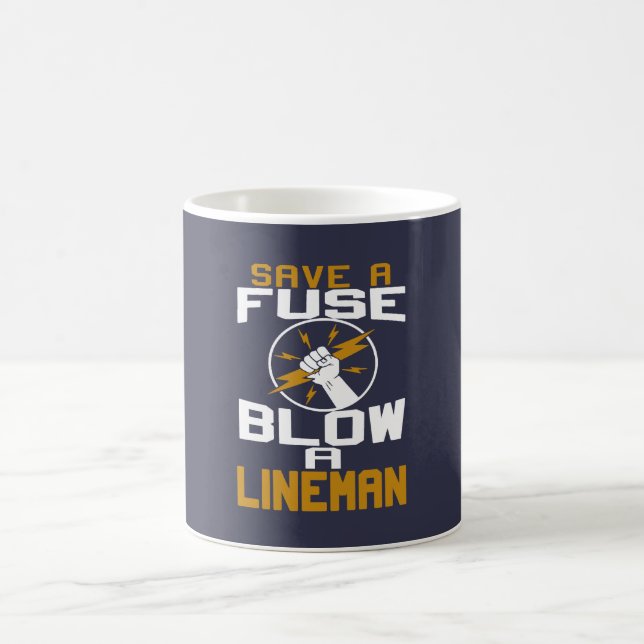 Blow a Lineman Coffee Mug (Center)