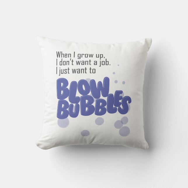 Blow Bubbles Cushion (Front)