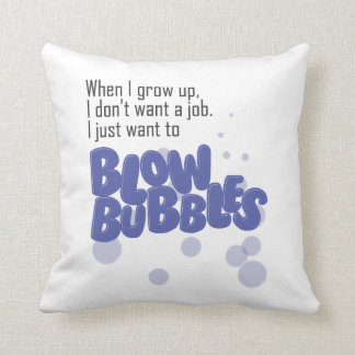 Blow Bubbles Cushion