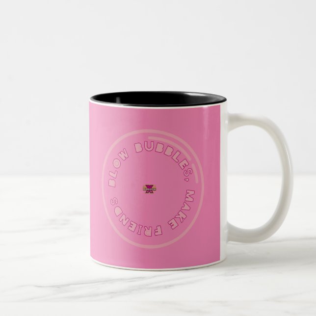 Blow Bubbles, Make Friends Coffee Mug (Right)