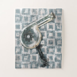 Blow Dryer Hairdresser Salon Painting Jigsaw Puzzle