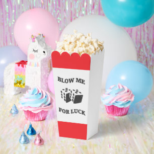 BLOW ME FOR LUCK  FAVOUR BOX
