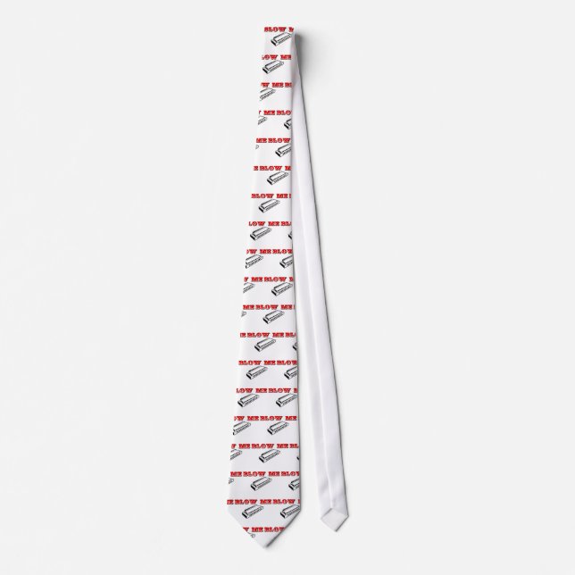 Blow Me = Mouth Organ or Harmonica Tie (Front)