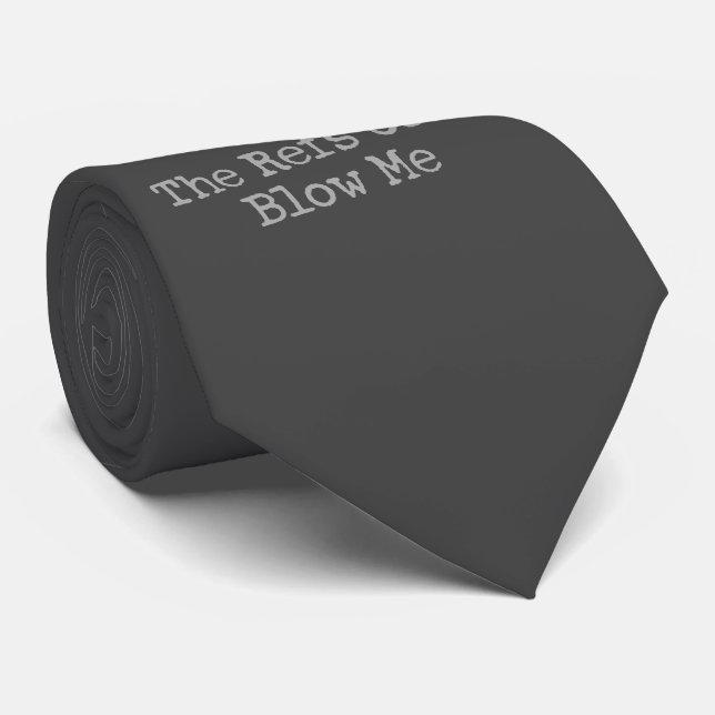 Blow Me (Refs) Neck Tie (Rolled)
