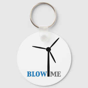 blow me wind turbine key ring