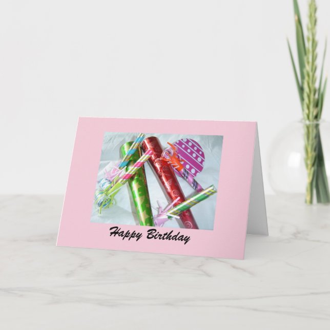Blow Your Party Horn Card (Front)