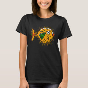 Blowfish Dank Meme Cute Sea Fish Pufferfish T-Shirt