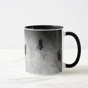Blowflies on the Wall (Slate Grey) Mug