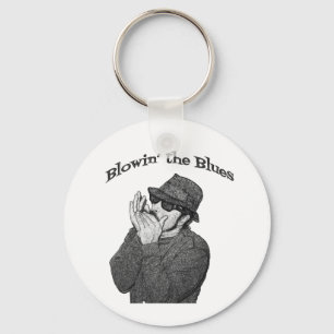 Blowin' The Blues Keychain
