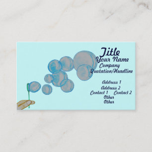 Blowing Bubbles Business Card