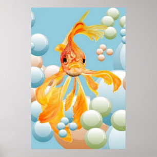 Blowing Bubbles Poster