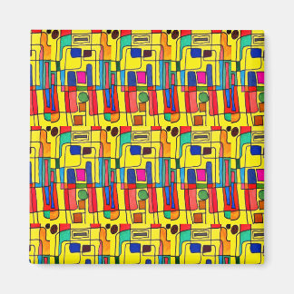"Blowing In the Wind " Abstract Dishwasher Magnet