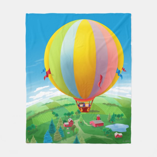 Blowing In The Wind Fleece Blanket (Front)