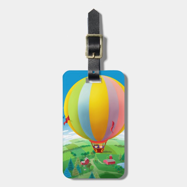 Blowing In The Wind Luggage Tag (Front Vertical)