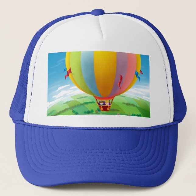 Blowing In The Wind Trucker Hat (Front)