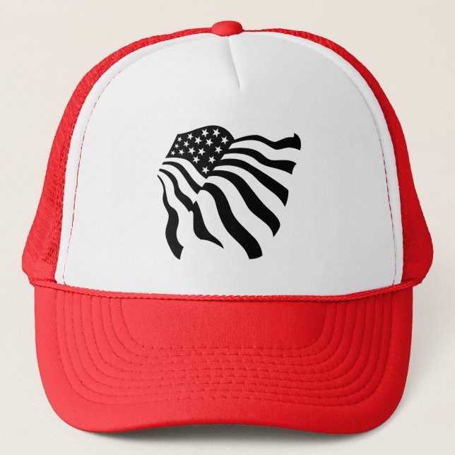 Blowing in the Wind Trucker Hat (Front)