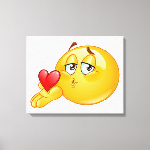Blowing Kisses Canvas Print