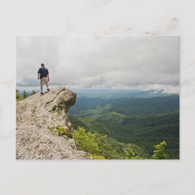 Blowing Rock in North Carolina Postcard (Front)