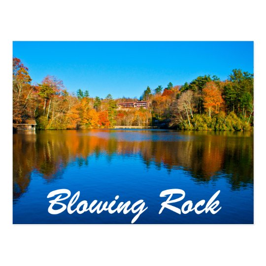 blowing rock nc postcard