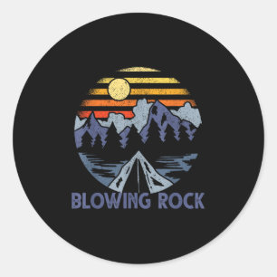 Blowing Rock, North Carolina Blue Ridge Mountains Classic Round Sticker