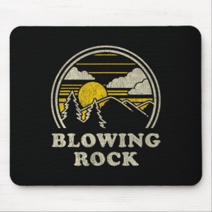 Blowing Rock North Carolina Nc T Shirt Vintage Hik Mouse Mat