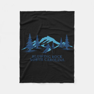 Blowing Rock North Carolina Ski Resort Skiing Skie Fleece Blanket