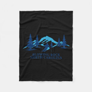 Blowing rock north carolina ski resort skiing skie fleece blanket