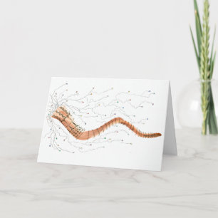 Blowing the Shofar Greeting Card