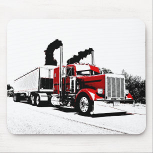 Blowing Through Peterbilt Mousepad