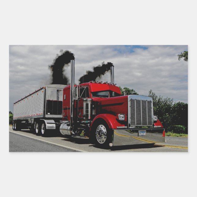 Blowing Through Peterbilt v1 Stickers (Front)