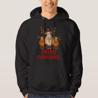 Blowing You Christmas Kisses Hoodie
