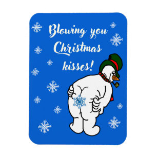Blowing You Christmas Kisses!  Magnet