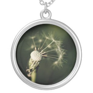 Blown Away- dandelion necklace