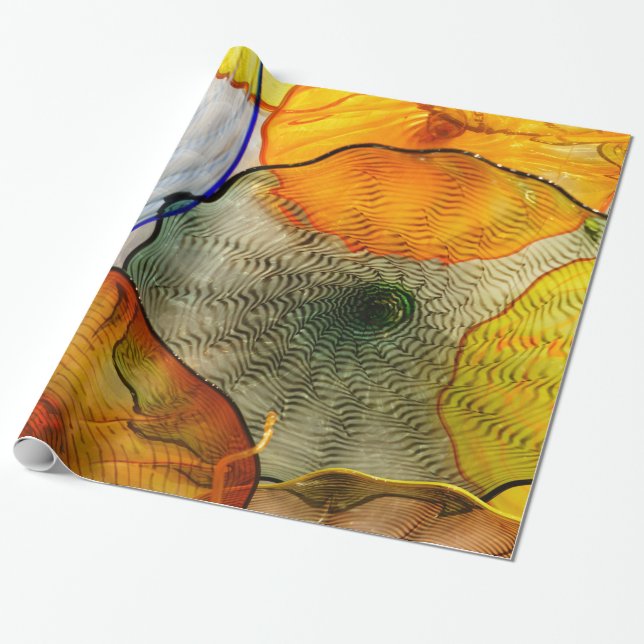Blown Glass Wrapping Paper (Unrolled)