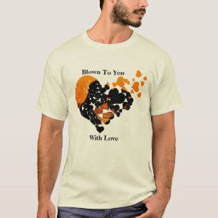 Blown To You With Love Heart Frame Photo T-Shirt