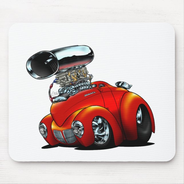 Blown Willys Mouse Mat (Front)
