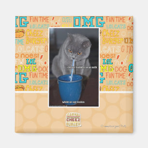 Blows Bubbles in ur milk Magnet